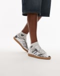 [adidas Originals] adidas Originals Samba OG sneakers in metallic silver 38 SILVER