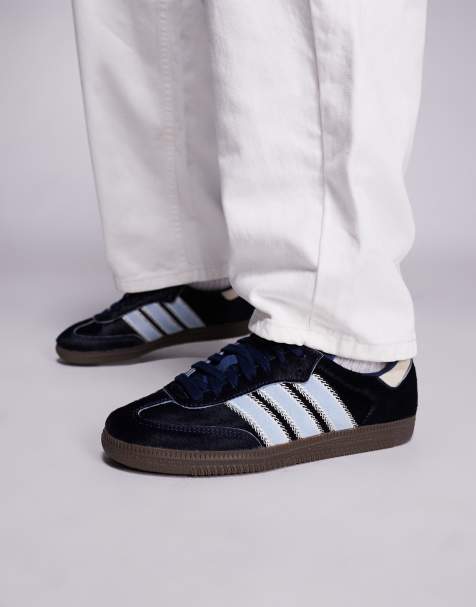 adidas Originals Samba OG sneakers in navy and light blue - view 1