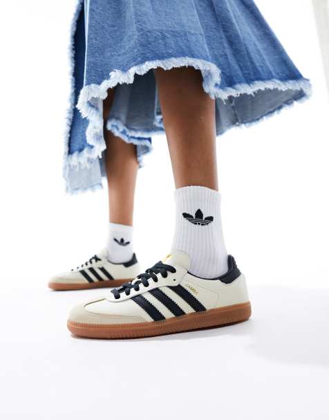 adidas Originals Samba OG sneakers in off white and black - view 1