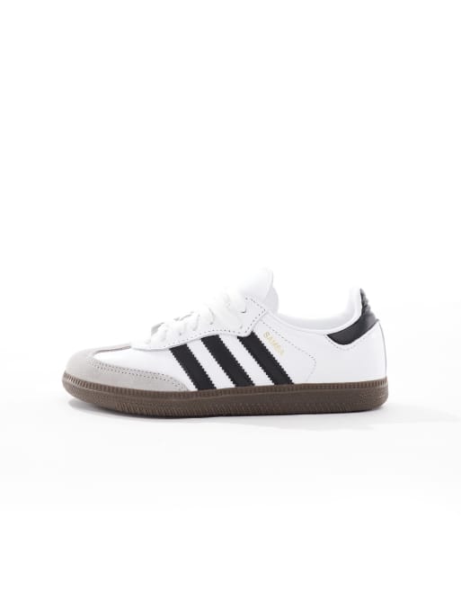 adidas Originals Samba OG sneakers in white and black