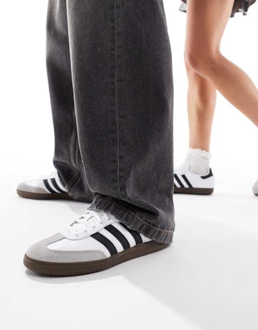 adidas Originals Samba OG sneakers in white and black