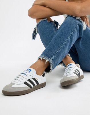 adidas samba with jeans