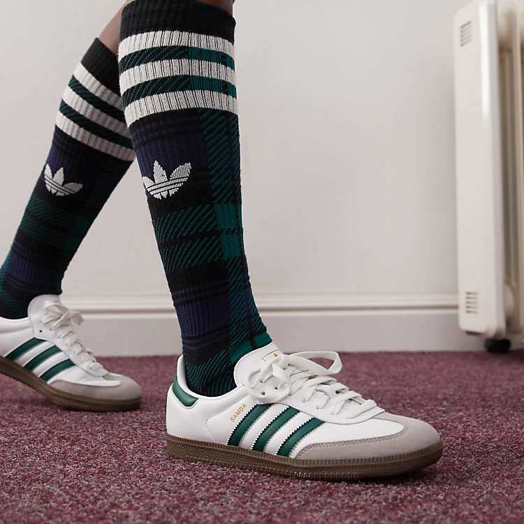 adidas gazelle silver green womens adidas Skateboarding Shoes Samba ADV Cloud White Collegiate Green 9