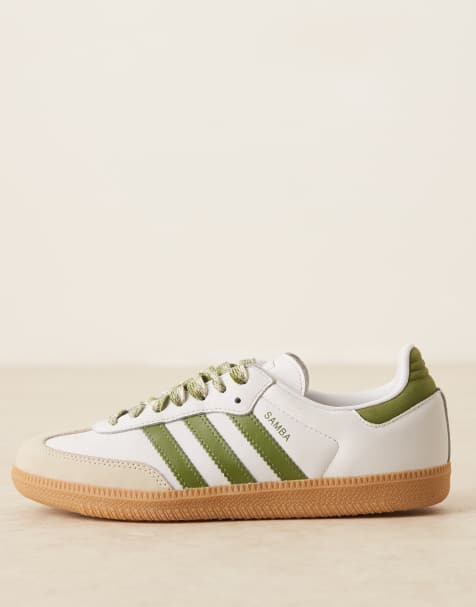 adidas gazelle silver green womens adidas Women's Originals Samba OG "Green Preloved Yellow Velvet"
