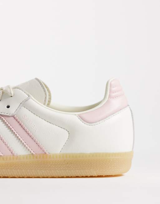adidas gazelle silver green womens Women's adidas Originals Samba OG Shoes White/Lucid Pink main image 0