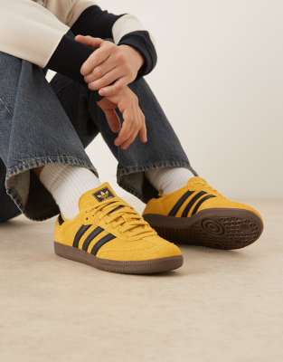 adidas Originals Samba OG sneakers in yellow and black