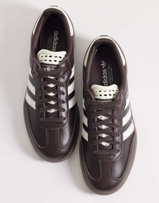 adidas Originals - Samba OG - Sneakers marroni con linguetta all'uncinetto  | ASOS
