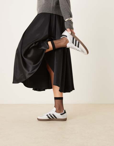 adidas Originals - Samba OG - Sneakers met strass-steentejs in wit en zwart - view 1