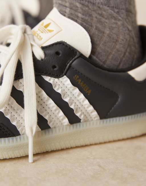 adidas Originals - Samba OG - Sneakers nere e bianche con volant, 4 di 5