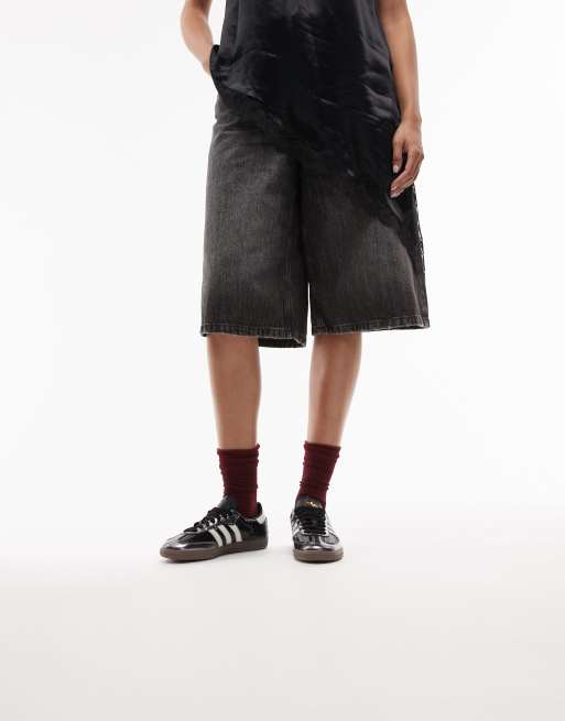 adidas Originals Samba OG sneakers with crochet detailing in black