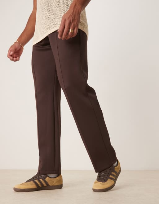 adidas Originals Samba OG sneakers with crochet detailing in yellow and brown 