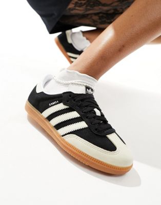 adidas Originals Samba OG trainers in black and beige suede