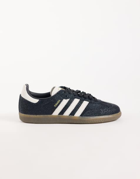 adidas Originals Samba OG trainers in black and white croc print - view 1