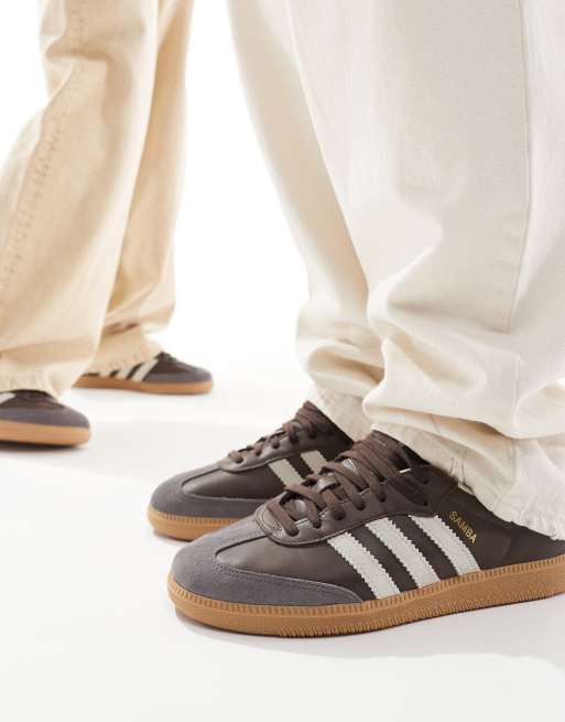 adidas Originals Samba OG trainers in brown