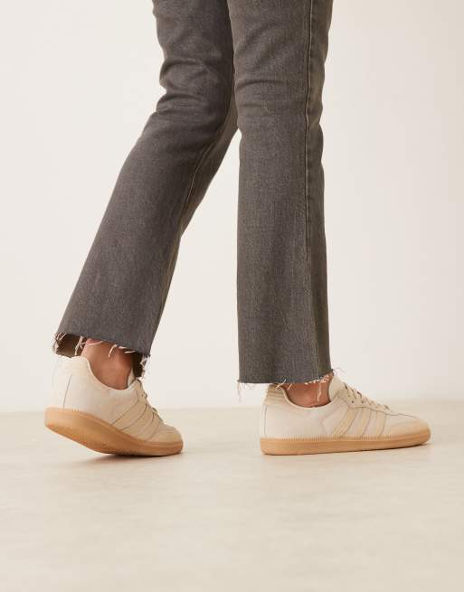 adidas Originals Samba OG trainers in cream and stone