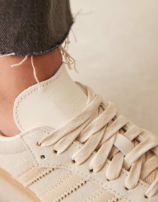 adidas Originals Samba OG trainers in cream and stone | ASOS