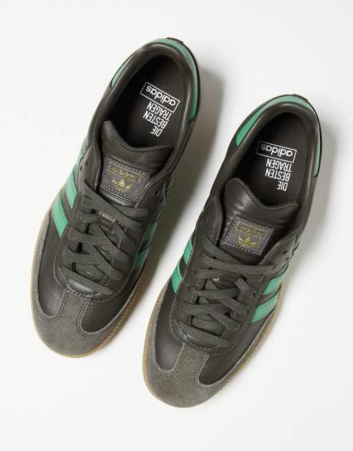 Olive green and hot sale black adidas