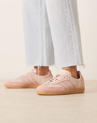 adidas Originals Samba OG trainers in light pink