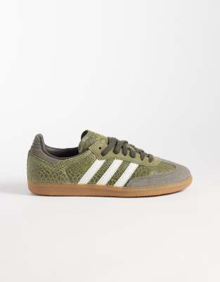  Samba OG trainers in olive green 