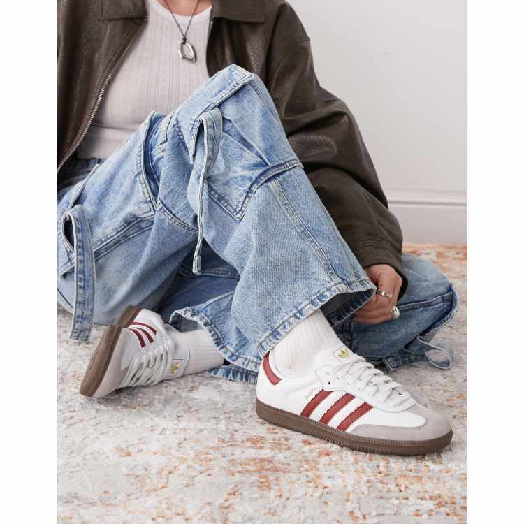 adidas gazelle silver green womens adidas Samba OG Mens Lifestyle Shoes White Burgundy Gum IF3813 – Shoe Palace