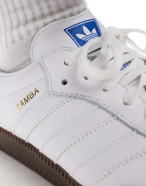 adidas Originals Samba OG trainers in white, 5 of 5