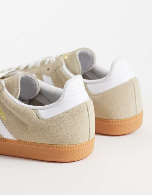 adidas Originals – Samba OG – Wildleder-Sneaker in Beige und Weiß , 2 von 5