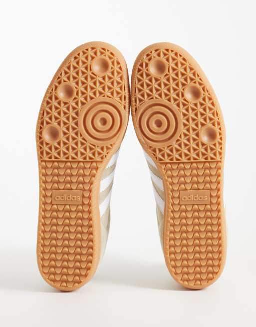 adidas Originals – Samba OG – Wildleder-Sneaker in Beige und Weiß , 5 von 5