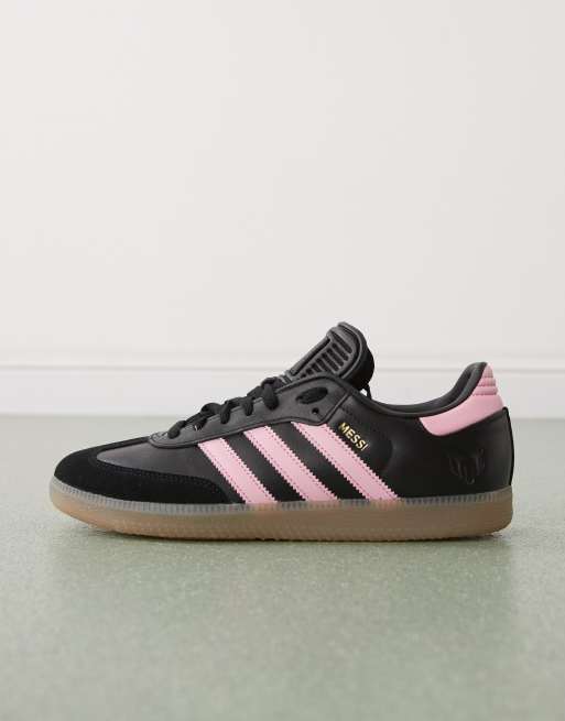 adidas Originals Samba OG X Messi sneakers in black and pink