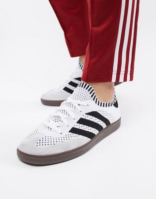 adidas Originals Samba Primeknit Sock Trainers In White CQ2217 | ASOS