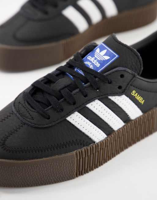 Adidas sambarose store schwarz weiß