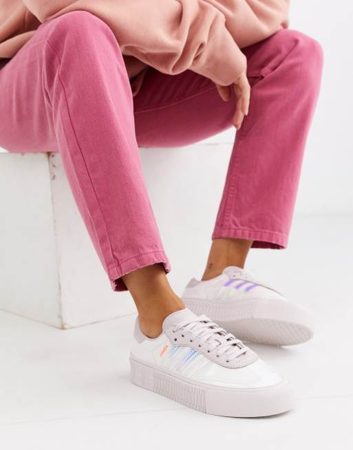 adidas Originals Samba Rose sneakers in metallic pink