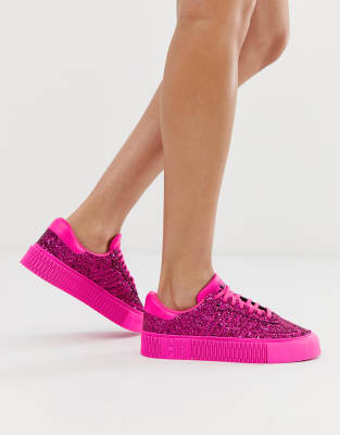 adidas pink glitter shoes