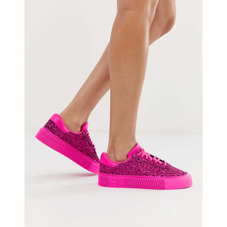 adidas Originals Samba Rose sneakers in Pink Glitter