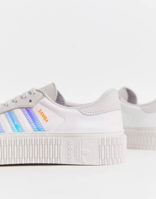 adidas sambarose holographic