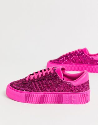 glitter pink adidas