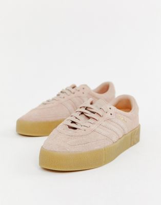 pale pink adidas trainers