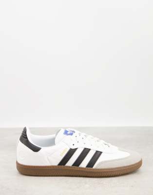 adidas Originals Samba Sneaker mit Gummisohle in WeiB WHITE