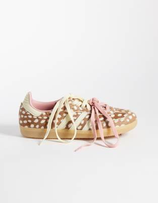 Originals - Samba - Sneaker mit Rehfellprint-Neutral Neutral 39 1/3