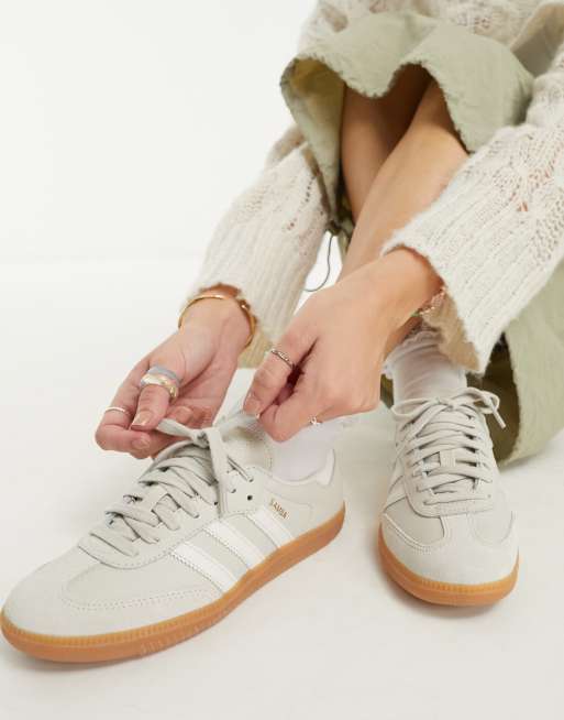 adidas Originals Samba sneakers in alumina beige ASOS