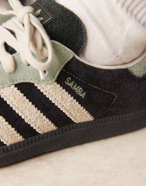 adidas Originals samba sneakers in dark green