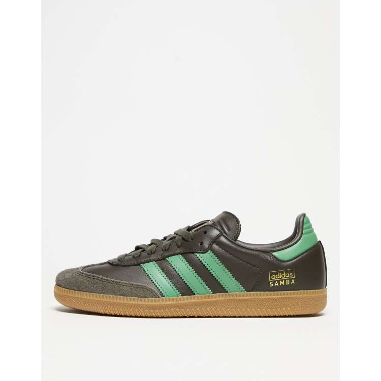 adidas Originals Adibreak pant with snaps detail in collegiate green