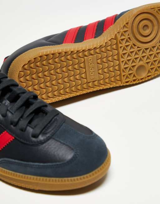 Adidas hot sale samba red