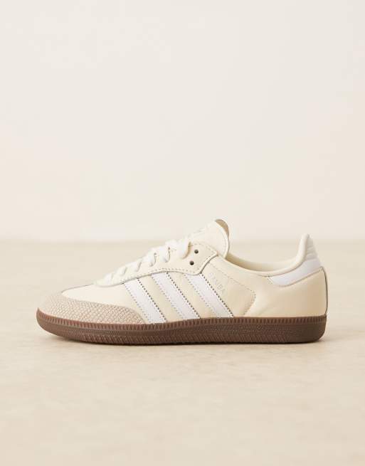 adidas Originals samba sneakers in off white
