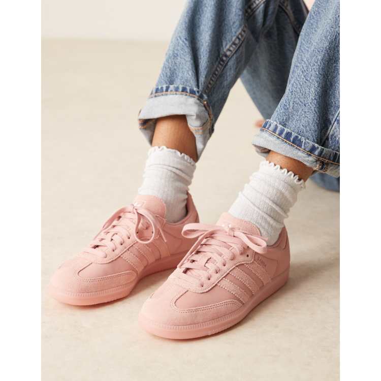 adidas gazelle silver green womens Men's Samba Messi Indoor Soccer Shoe - Light Pink/Core Black/Gum main image 0