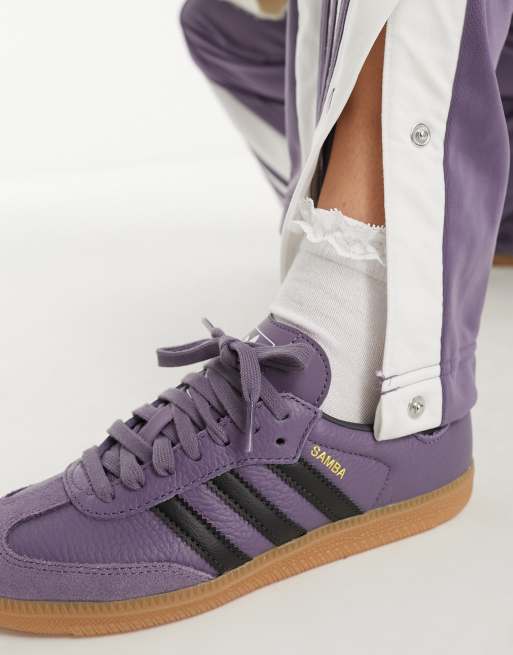 adidas Originals Samba sneakers in shadow violet