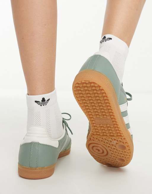 adidas gazelle silver green womens Adidas Samba OG Silver Green – Hypedfam main image 0