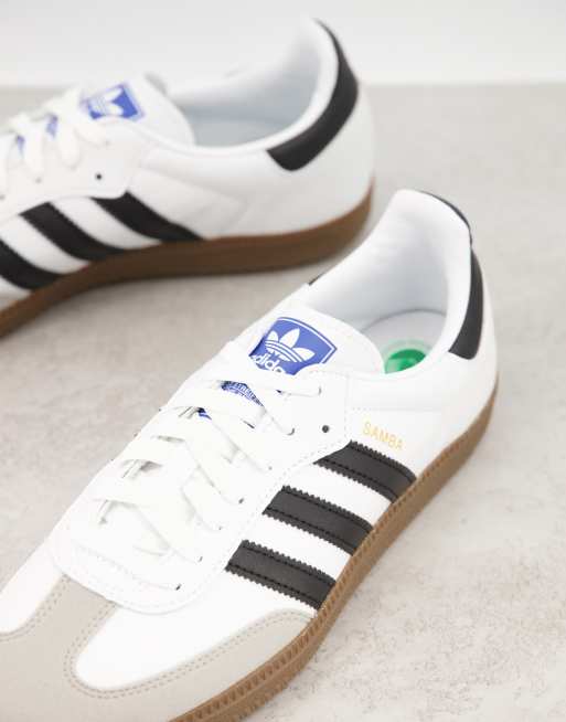 Samba sneakers by store adidas in white gum