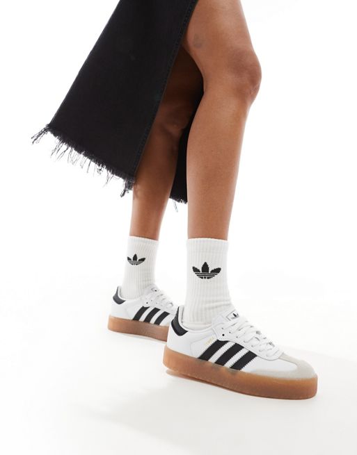 adidas print Originals - Samba - Sneakers in wit 