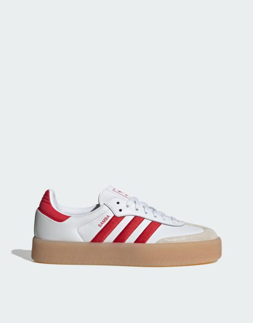 Adidas shoes shop red sole