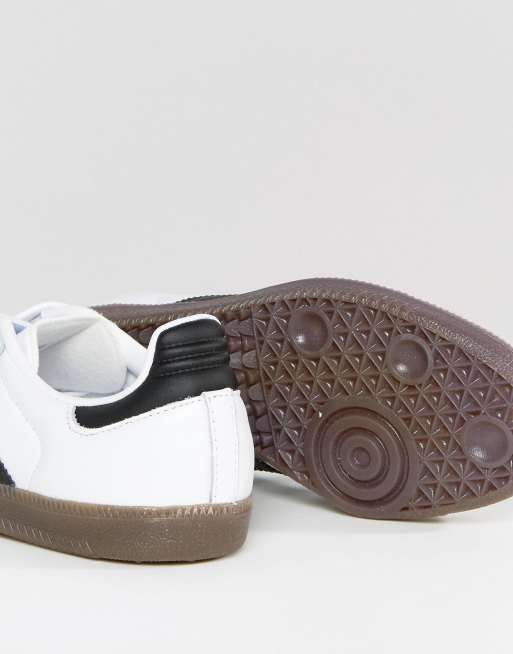 adidas Originals Samba Trainer In White, 4 of 4